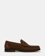 HUCKLE Dark Brown Slip-On Men's Loafer | Steve Madden