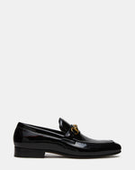 JAKIRO Black Patent Slip-On Dress Men's Loafer | Steve Madden