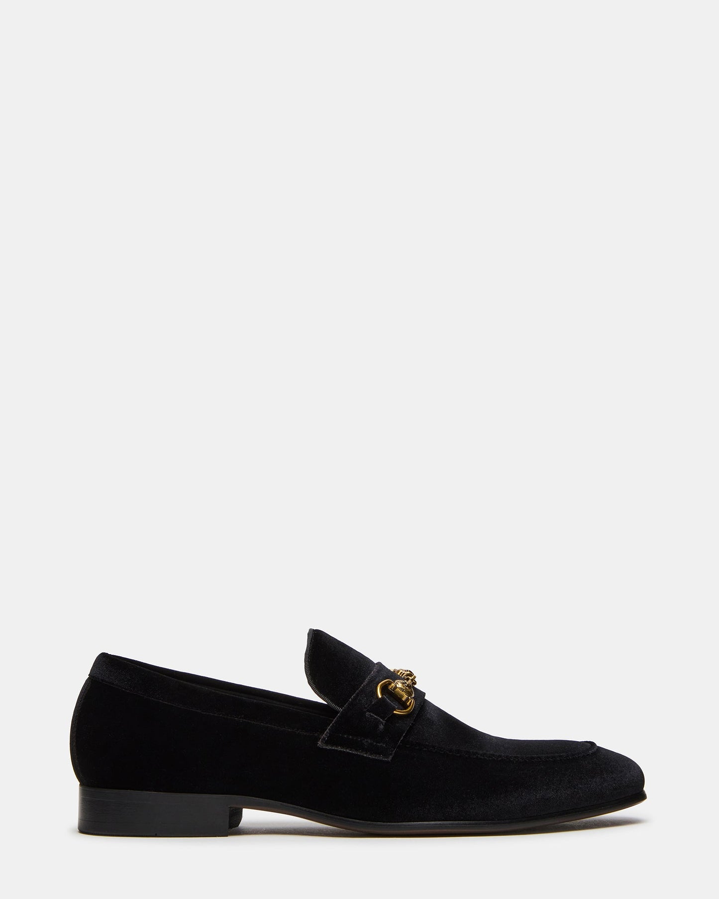 JAKIRO Black Velvet Slip-On Dress Men's Loafer | Steve Madden