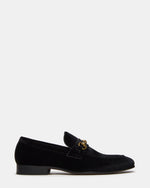 JAKIRO Black Velvet Slip-On Dress Men's Loafer | Steve Madden