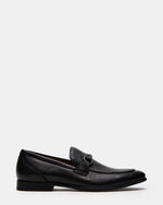JAYSHAN Black Leather Men's Dress Loafer | Steve Madden