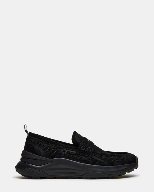 PARRISH Black Low-Top Slip-On Men's Sneaker | Steve Madden