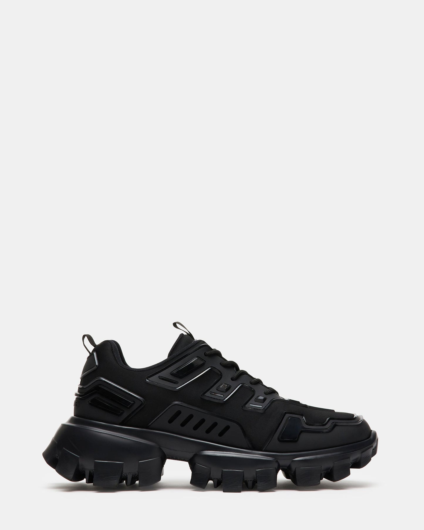 PONCE Black Men's Chunky Sole Lace Up Sneaker | Steve Madden