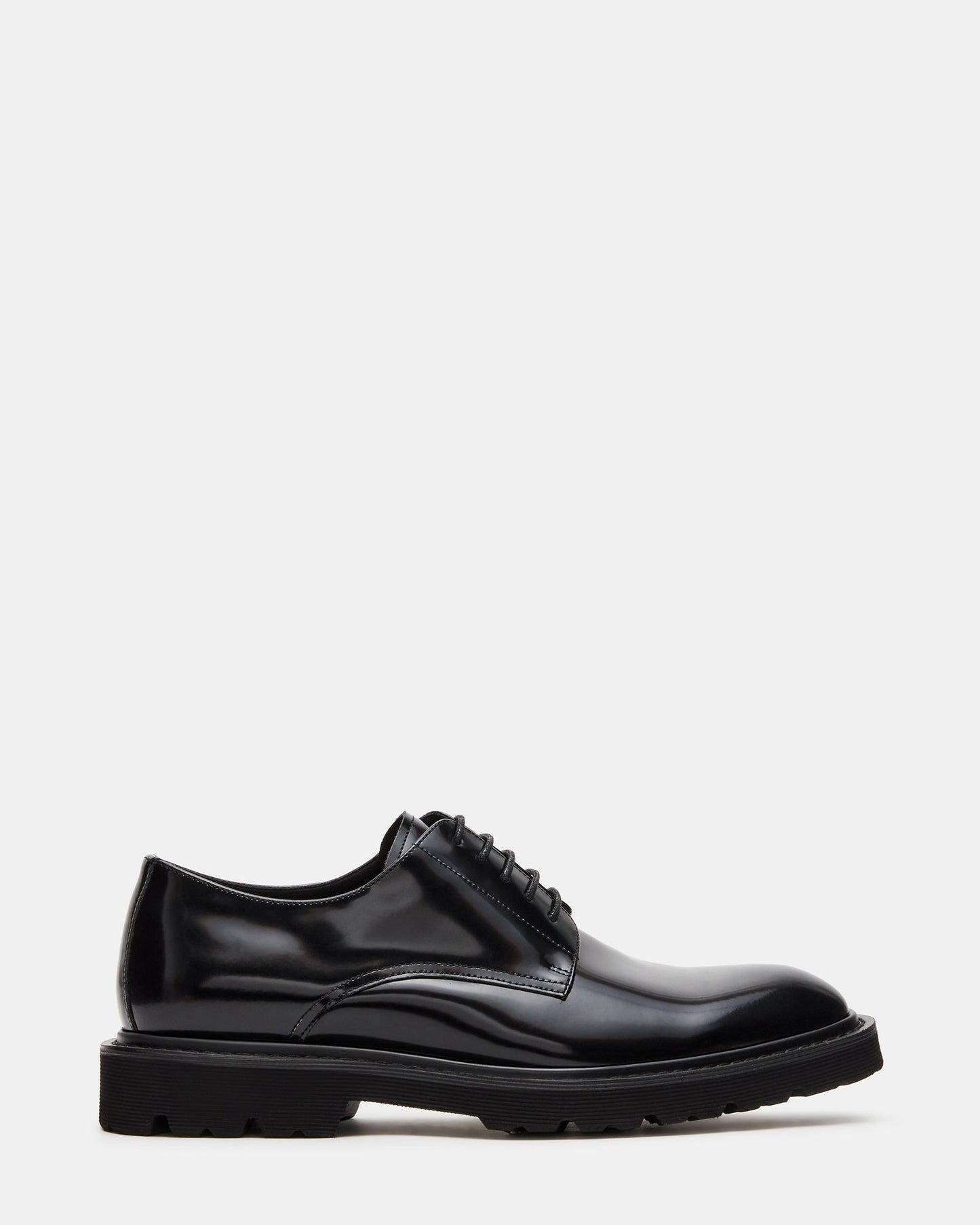 RICOTTA Black Box Lace-Up Derby Lug Men's Dress Shoe | Steve Madden