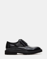 RICOTTA Black Box Lace-Up Derby Lug Men's Dress Shoe | Steve Madden