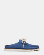 SAILOR Blue Slip-On Laces Footbed Men's Casual Shoe | Steve Madden