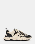 SALVADOR Black/White Low-Top Lace-Up Men's Sneaker | Steve Madden