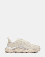 SALVADOR Off-White Low-Top Lace-Up Men's Sneaker | Steve Madden