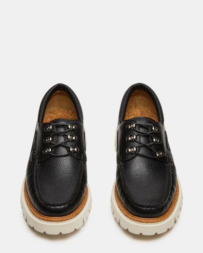 VICTOR BLACK LEATHER