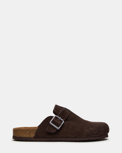 CHOCOLATE BROWN SUEDE