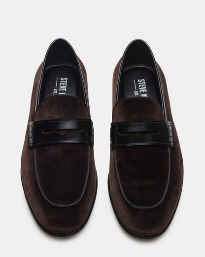 YARDLY BROWN VELVET