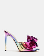 AFFINITY Metallic Multi Women's Pointed-Toe Stiletto Mule Heel | Steve Madden