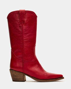 RED LEATHER