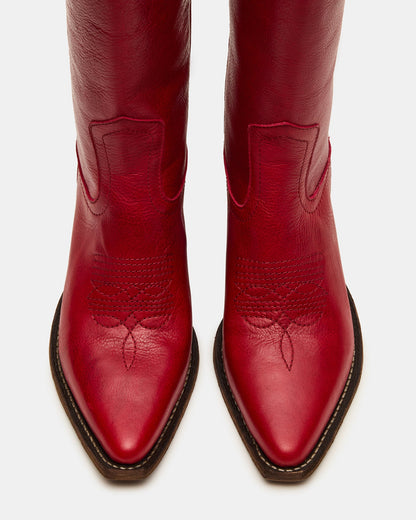 ALBANY RED LEATHER