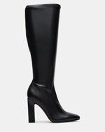 ARIA Black Wide Calf Knee-High Women's Boot | Steve Madden