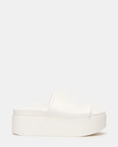 WHITE LEATHER