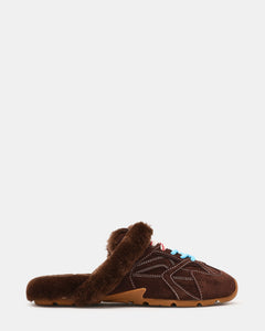 CHOCOLATE BROWN SUEDE