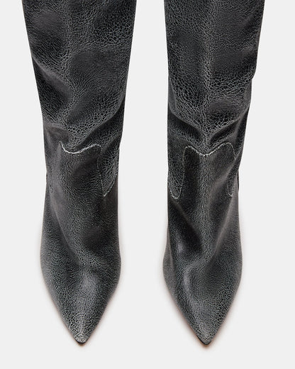 BADDIE BLACK DISTRESSED
