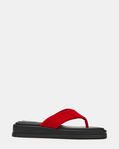 RED SUEDE