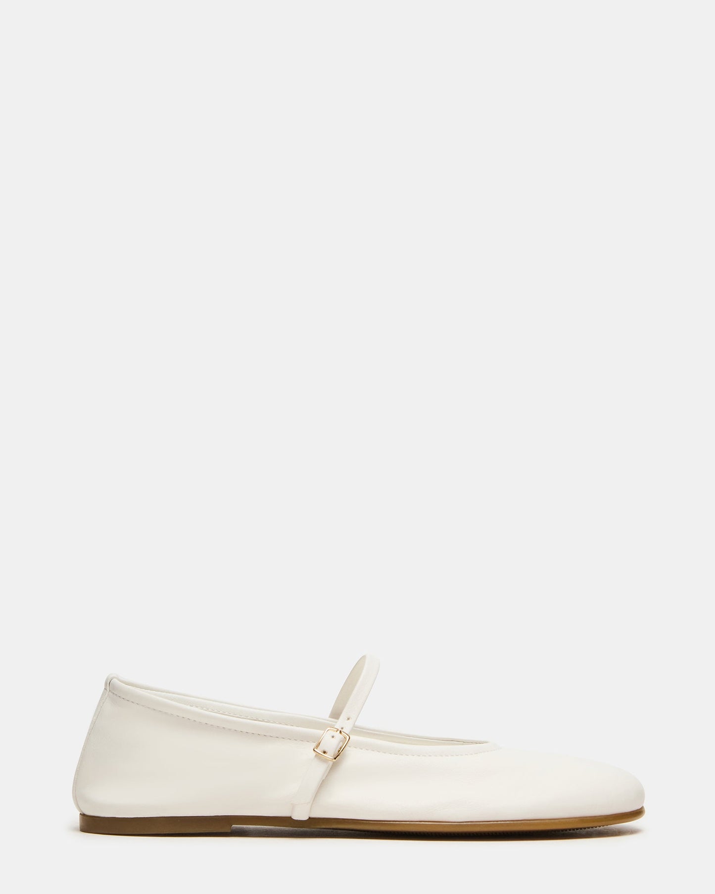 BESETTE Bone Leather Mary Jane Ballet Women's Flat | Steve Madden