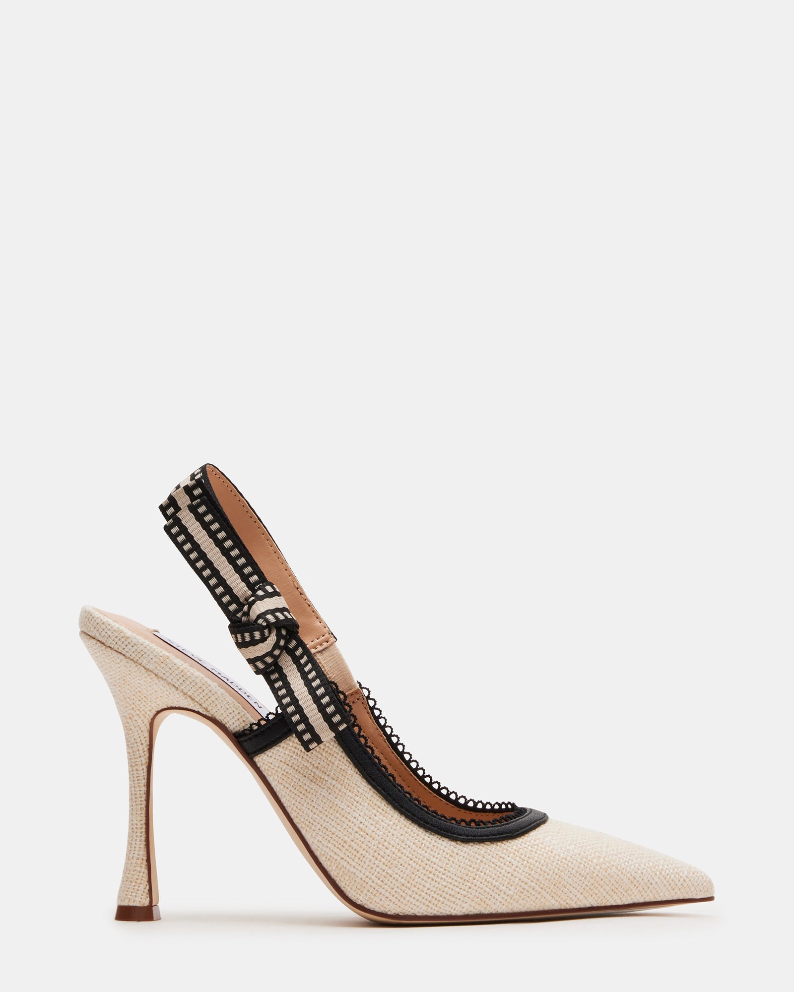 BRI Beige Multi Slingback Pump Women's Heel | Steve Madden