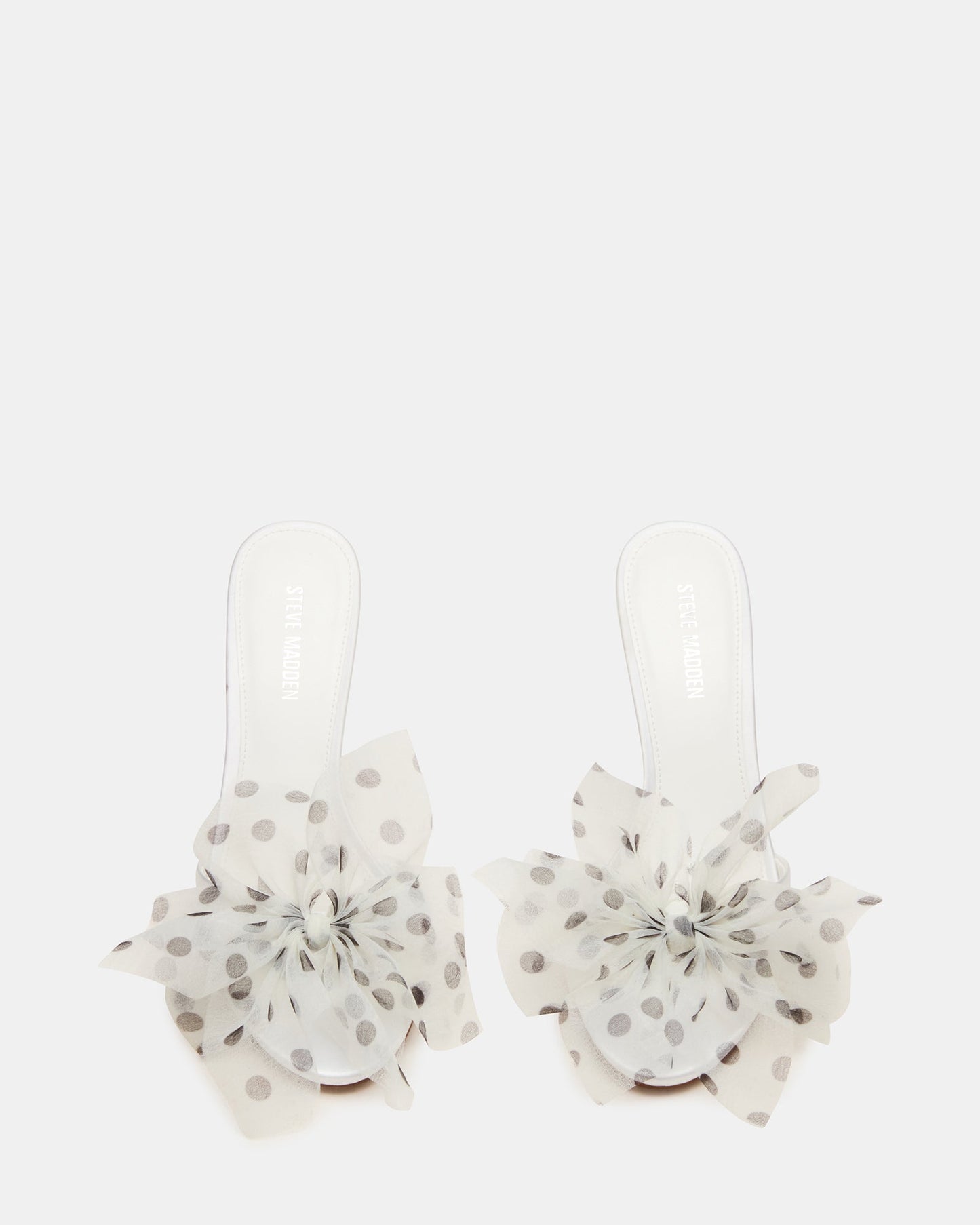 DAVINA TULLE WHITE/BLACK POLKA DOT