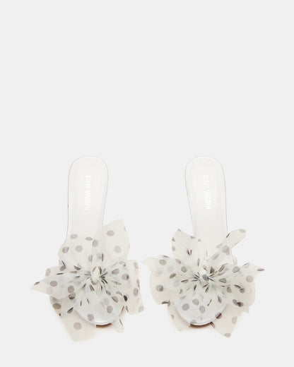 DAVINA TULLE WHITE/BLACK POLKA DOT