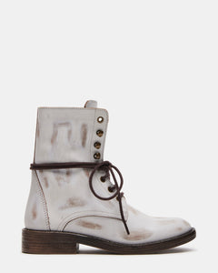 WHITE LEATHER