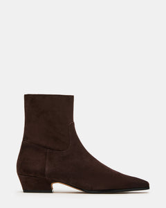CHOCOLATE BROWN SUEDE