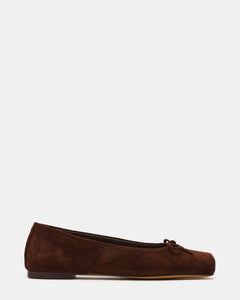 CHOCOLATE BROWN SUEDE