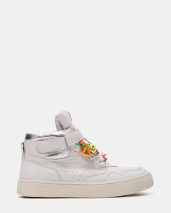 WHITE LEATHER