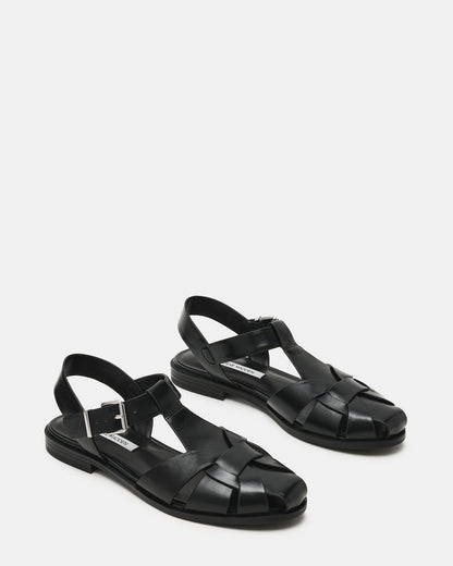 FISK BLACK LEATHER