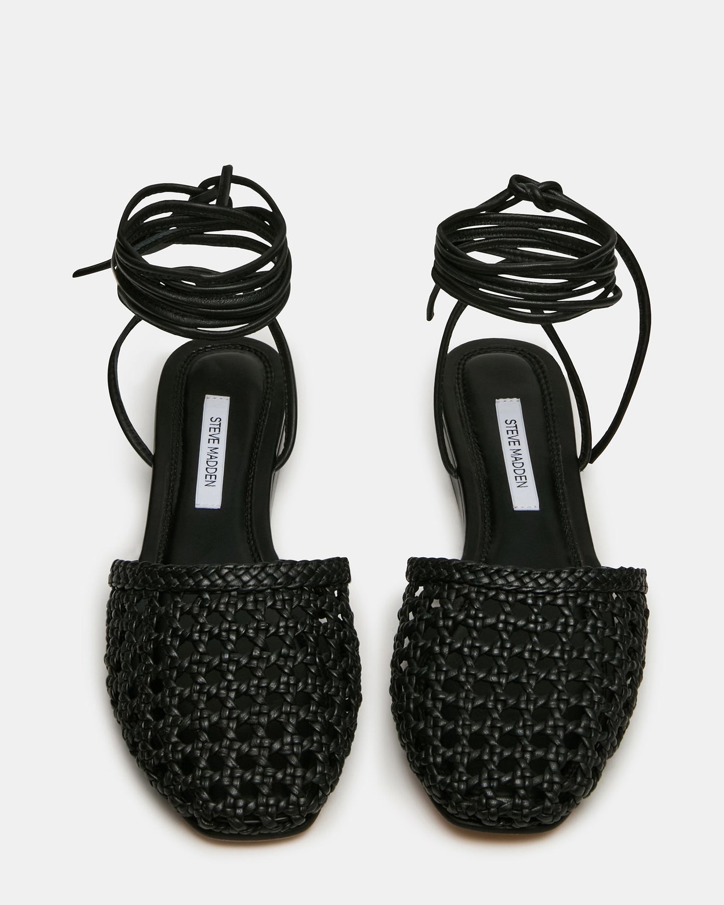 FLUTTER BLACK LEATHER