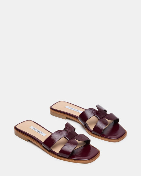 HIRA BURGUNDY LEATHER