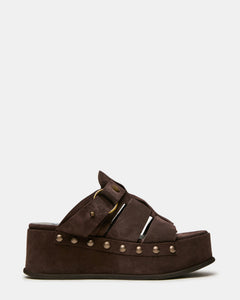 BROWN SUEDE