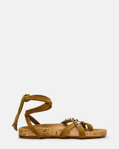 OLIVE SUEDE