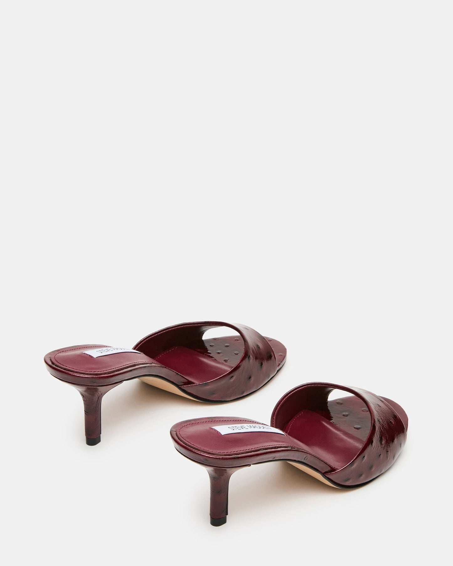 KENDRIX OSTRICH WINE LEATHER