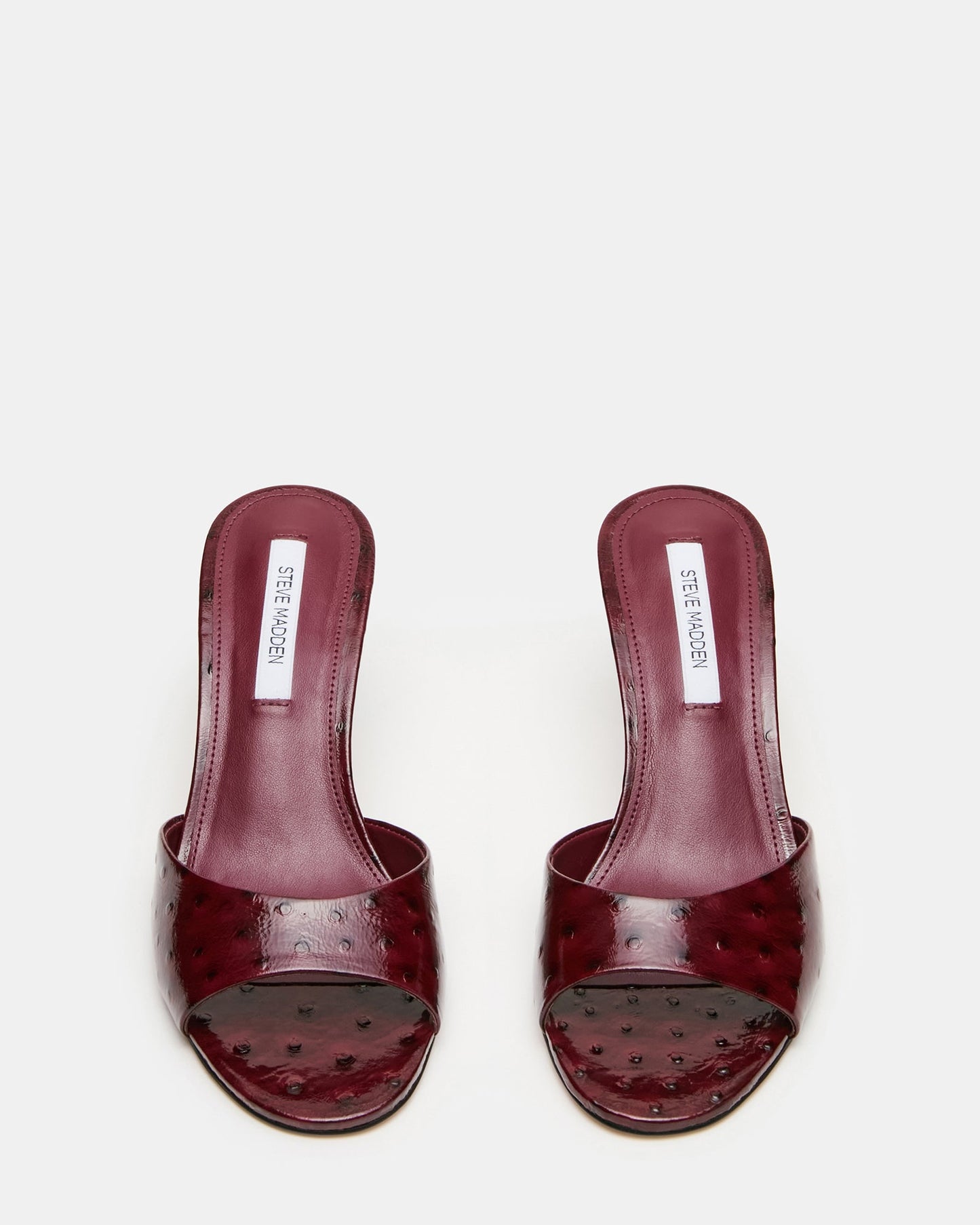 KENDRIX OSTRICH WINE LEATHER