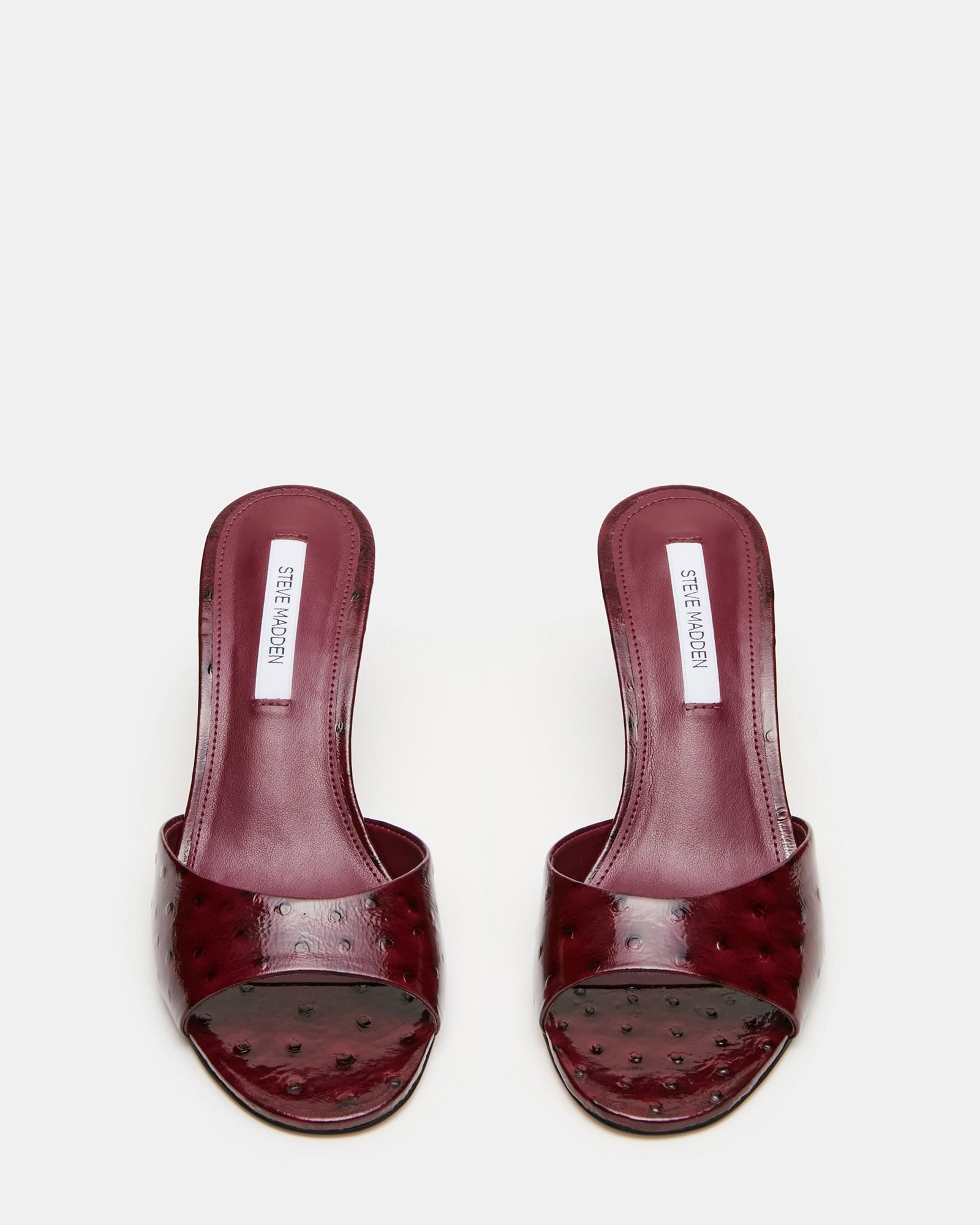 KENDRIX OSTRICH WINE LEATHER