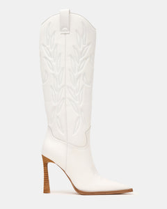 WHITE LEATHER