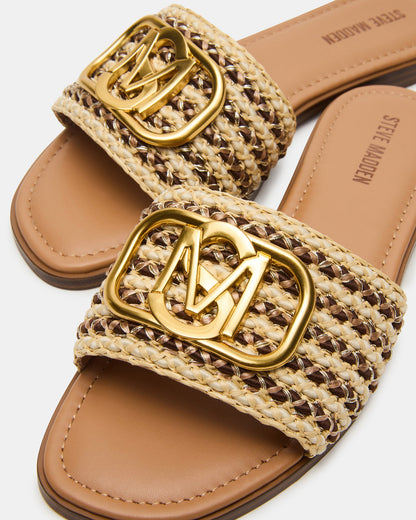 KORA BROWN RAFFIA