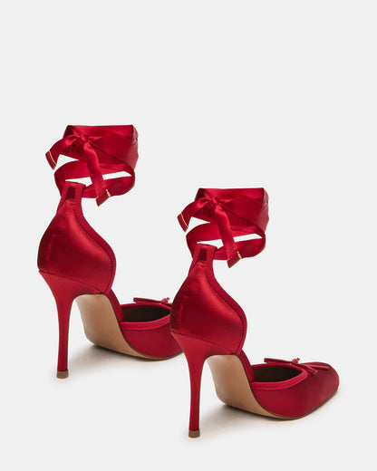 LARINA RED SATIN