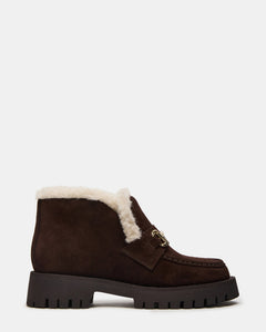 CHOCOLATE BROWN SUEDE