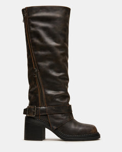 BROWN DISTRESSED