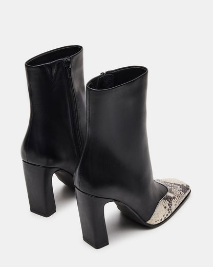 LYLE BLACK LEATHER WITH SNAKE