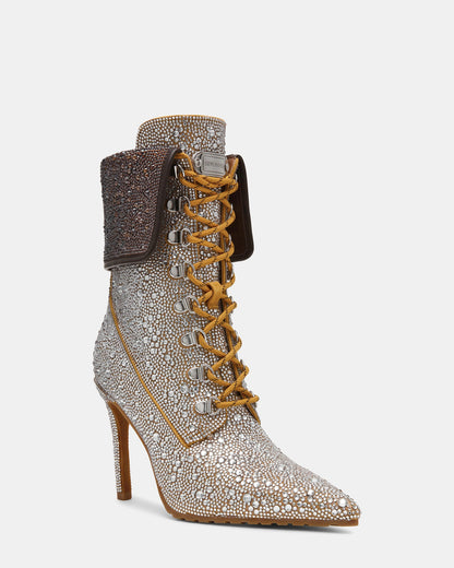 MORALS SILVER RHINESTONES