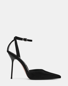 BLACK TECHNO SATIN