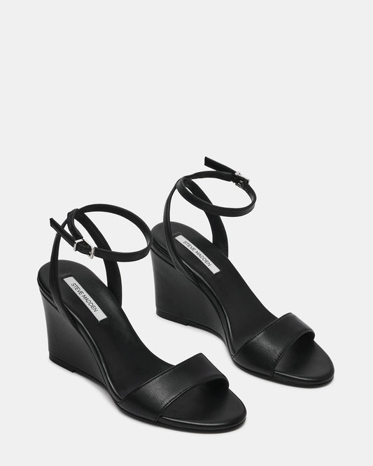 MYKA BLACK LEATHER