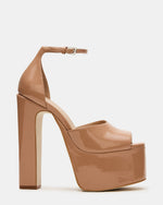 NIGHTFALL Blush Patent Women's Platform Blcok Heel | Steve Madden