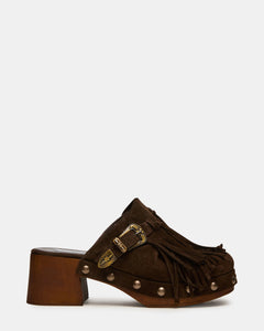 BROWN SUEDE